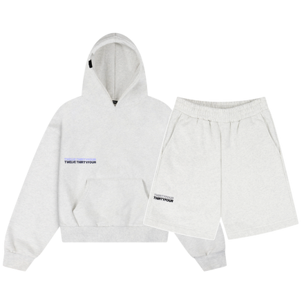 MARLE GREY TRACK SHORT SET